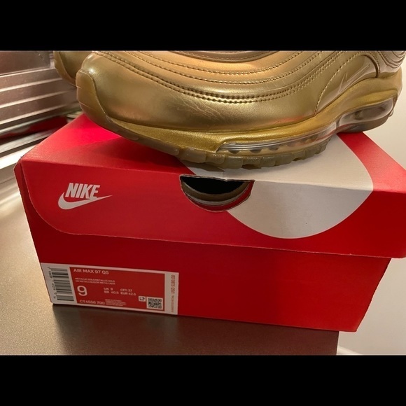 The Nike Air Max 97 “Gold Medal” Size 9 Men with Box - Picture 5 of 6